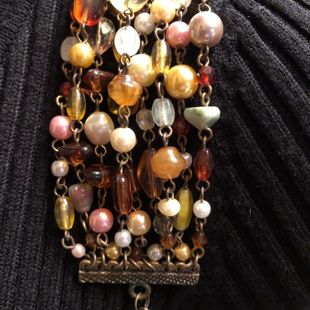 Antique beads bracelet